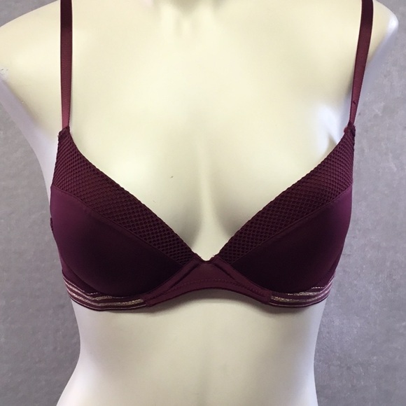 𝅺la SENZA Maroon Push Up Bra - Picture 1 of 6